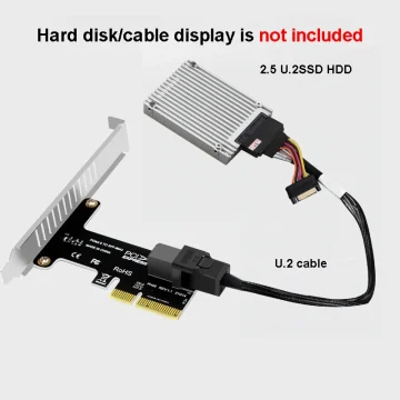 Port PCIe 4.0 To Sff-8643 Sas/Sata Raid Adapter 2