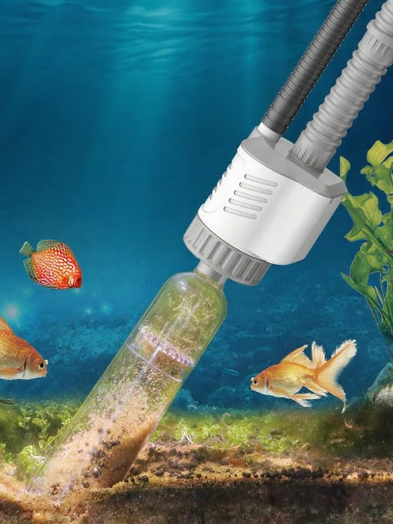 Aquarium Water Change Pump Electric Fish Tank Cleaning Tool 13