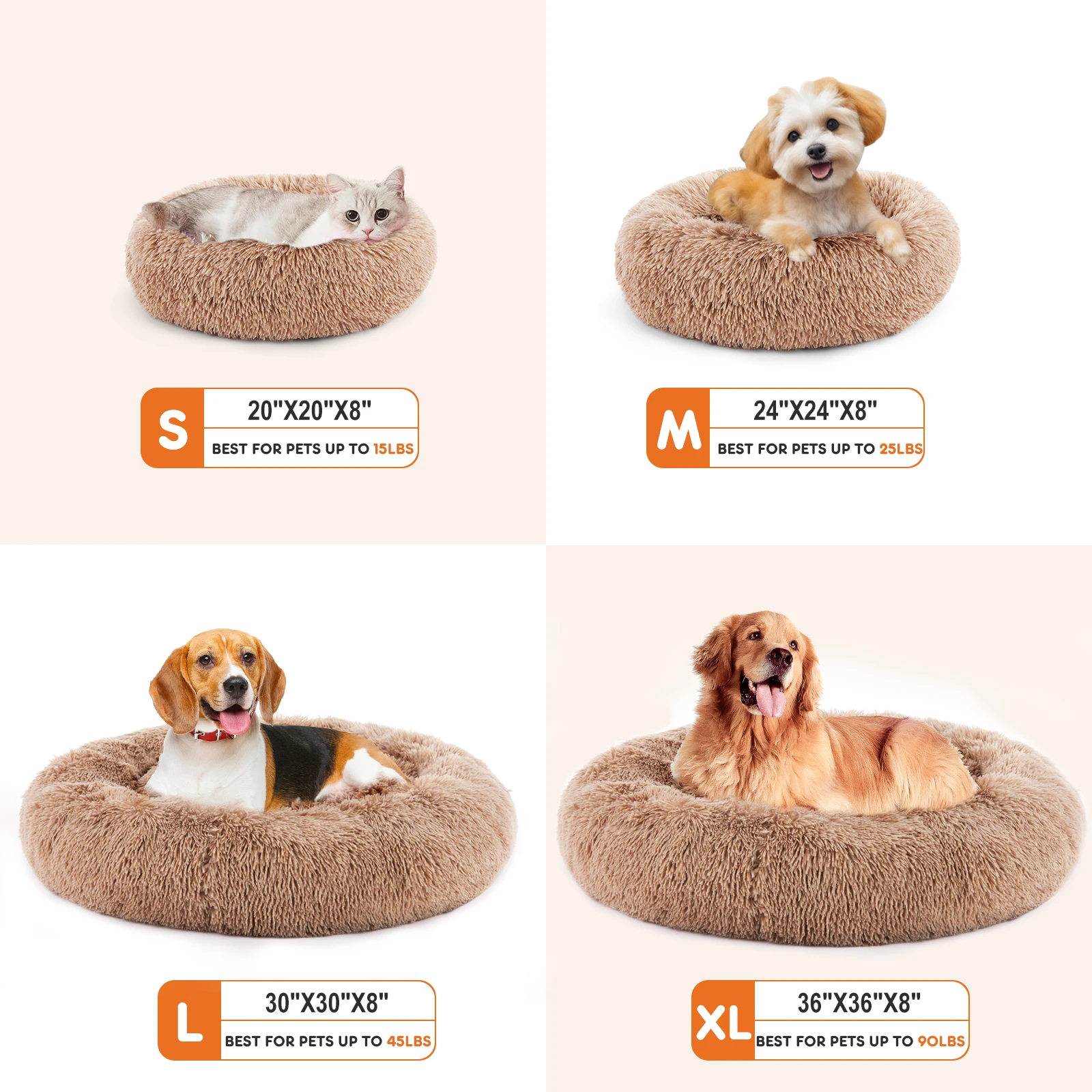 Jhk Calming Dog Bed for Medium To Large Dogs Washable Pet 3 | PricZone Jhk Calming Dog Bed for Medium To Large Dogs Washable Pet 3 | PricZone