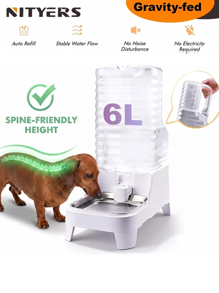 Nityers 6L Gravity Pet Water Dispenser Large Capacity product image