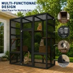 WalkIn Catio Outdoor Cat Enclosure Large House 4 | PricZone Walk In Catio Outdoor Cat Enclosure Large House 4 | PricZone