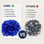 5 Colors Decorative Glass Pebbles Colorful Polished Stones 3 | PricZone 5 Colors Decorative Glass Pebbles Colorful Polished Stones 3 | PricZone