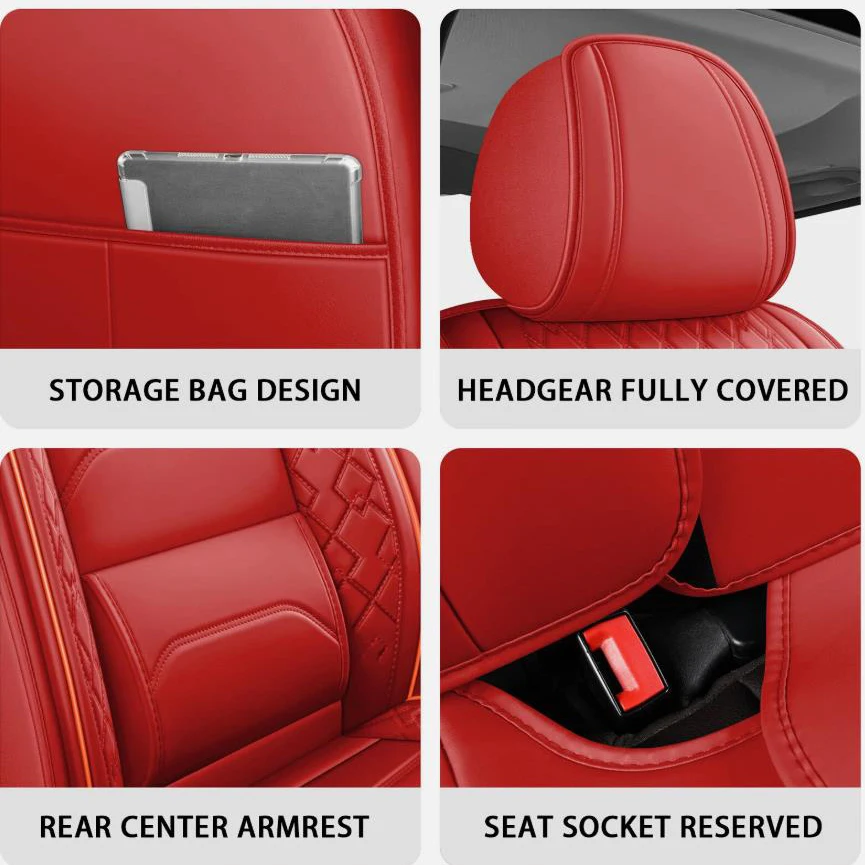 Universal Car Seat Covers Waterproof Leather Protector 3 | PricZone Universal Car Seat Covers Waterproof Leather Protector 3 | PricZone