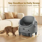 Smart Open Automatic Cat Litter Box 8L SelfCleaning WiFi 2 | PricZone Smart Open Automatic Cat Litter Box 8L Self Cleaning WiFi 2 | PricZone