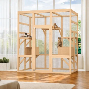 Walk-In Catio Outdoor Cat Enclosure Large House 2
