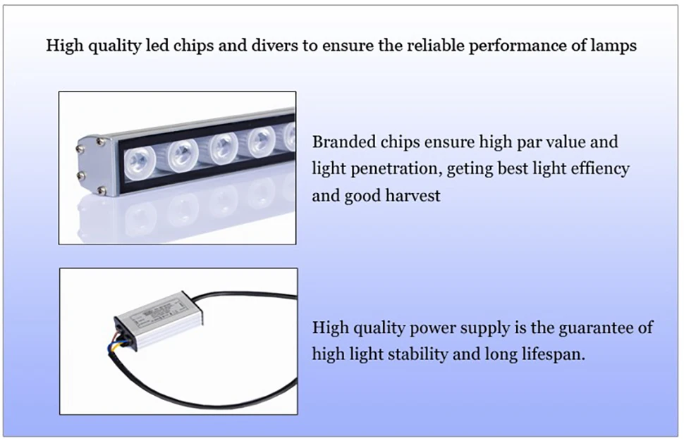 Populargrow 85Cm Light LED Strip Length 81W Aquarium Lamp 11