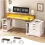 Adjustable Height Computer Desk with Storage and Drawers