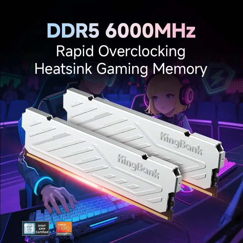 Kingbank Ddr5 RAM 8Gb 16Gb 6000Mhz Desktop Memory 3 | PricZone Kingbank Ddr5 RAM 8Gb 16Gb 6000Mhz Desktop Memory 3 | PricZone