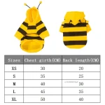 Bee Pet Puppy Coat Dog Hoodies Winter Warm Costume 3 | PricZone