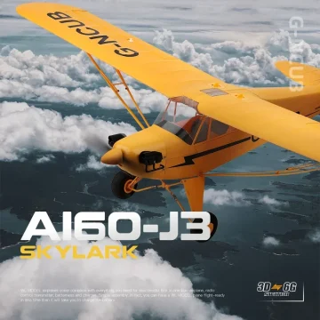 Xk A160 5Ch 2.4G Radio Remote Control Airplane 2