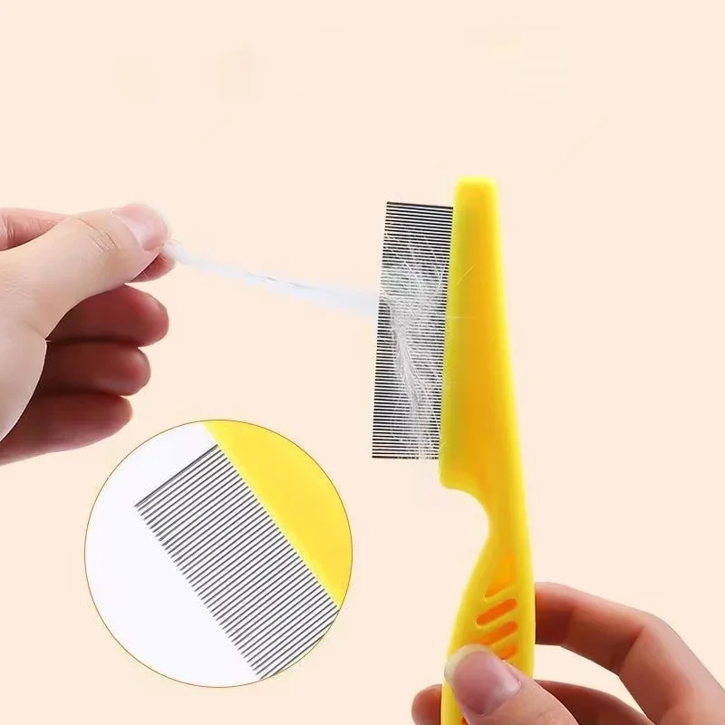 1/2Pc Pet Hair Shedding Comb Stainless Steel Flea for Cat 11