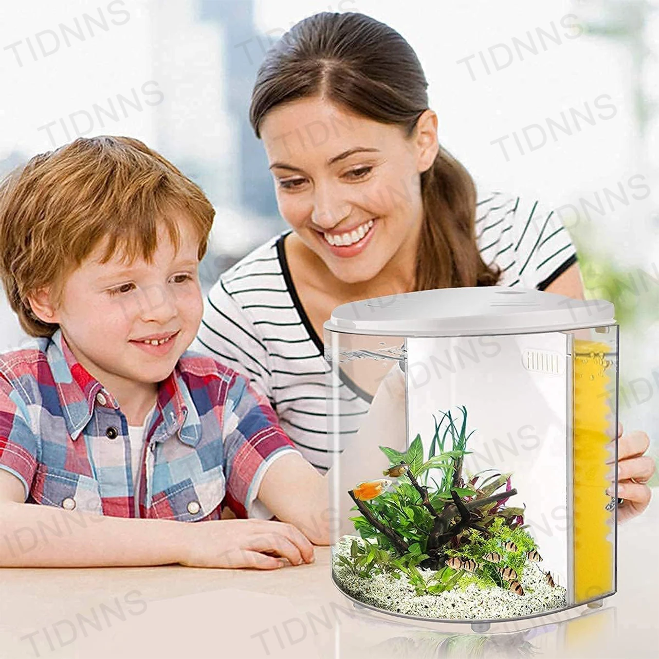 Desktop Small Fish Tank Living Room Household Lazy Acrylic 13