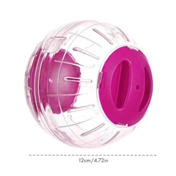 Cute Dwarf Hamster Running Ball 4.7 Inches Crystal 2