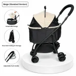 Pet Stroller 2 In 1 Detachable with Removable Lightweight 3 | PricZone