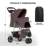 Pet Stroller Or Small Dogs 10 Lbs Dog Or Medium 30 Cat 5 | PricZone Pet Stroller Or Small Dogs 10 Lbs Dog Or Medium 30 Cat 5 | PricZone