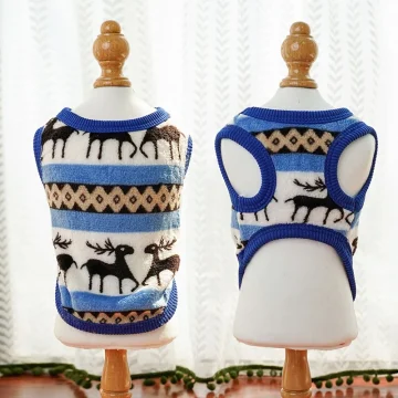 Small Dog Winter Vest Soft Flannel Sweater 2