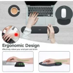 Ergonomic Wrist Rest Support for Mouse and Keyboard Curved 3 | PricZone