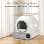 Doel Automatic Smart Litter Box SelfCleaning Cat 65L Large 4 | PricZone Doel Automatic Smart Litter Box Self Cleaning Cat 65L Large 4 | PricZone