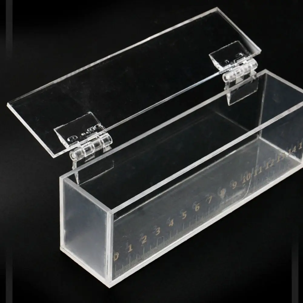 Transparent Fish Viewing Box Rectangle Desktop Goldfish 14