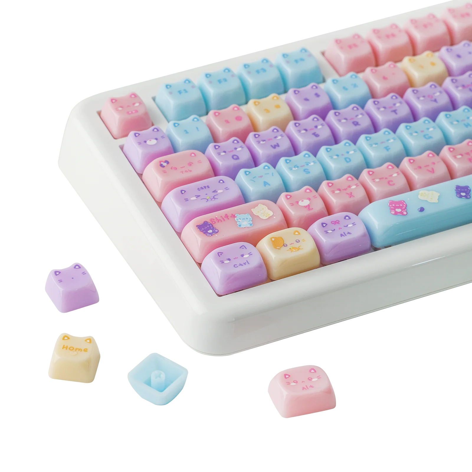 Meow Pudding 134 Mao Profile PC Keycap Set 3 | PricZone Meow Pudding 134 Mao Profile PC Keycap Set 3 | PricZone
