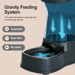 Automatic Dog Water Dispenser Gravity Stainless Steel 6 | PricZone