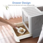 XXL Large Space Foldable Cat Litter Box with Front Entry 2 | PricZone