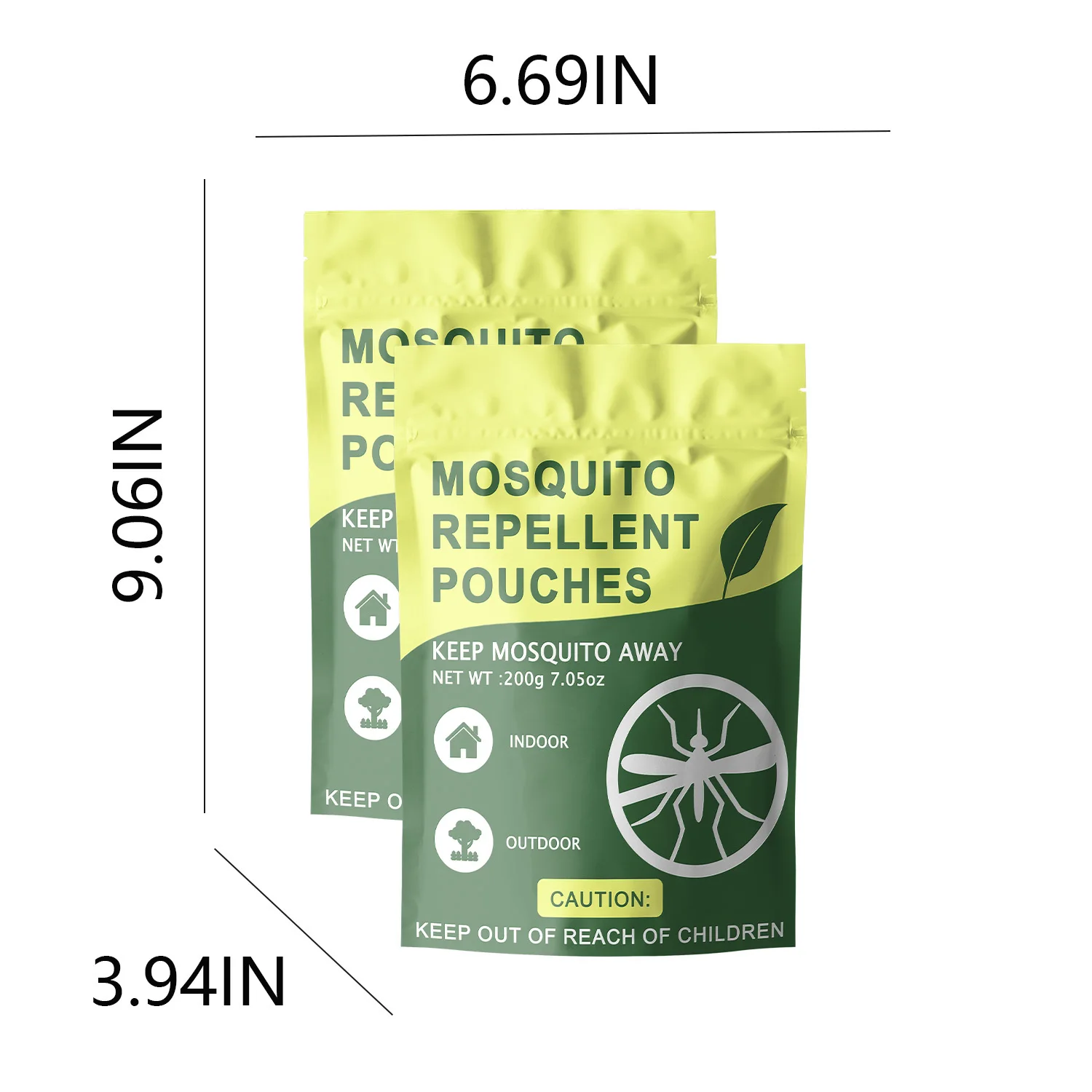 Mosquito Repellent Pouch Outdoor Patio Mosquitoes Indoor 8