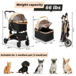 Dog Stroller Or Pets One Hand Old Puppy with 6 Shocks 2 | PricZone Dog Stroller Or Pets One Hand Old Puppy with 6 Shocks 2 | PricZone