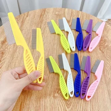 1/2Pc Pet Hair Shedding Comb Stainless Steel Flea for Cat 2