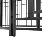 32 Heavy Duty Metal Dog Playpen with Doors 8 Panels 8 | PricZone
