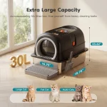 Jhk 24In Stainless Steel Cat Litter Box with Fully Enclosed 5 | PricZone