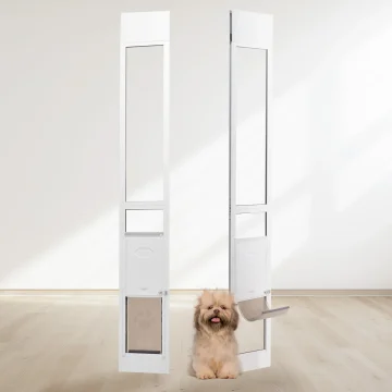 Succebuy Dog Door Sliding Glass Adjustable Height Doggy 1 | PricZone