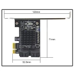 Ports SATA III PCIe Expansion Card 6Gbps 30 to 1X4X 6 | PricZone
