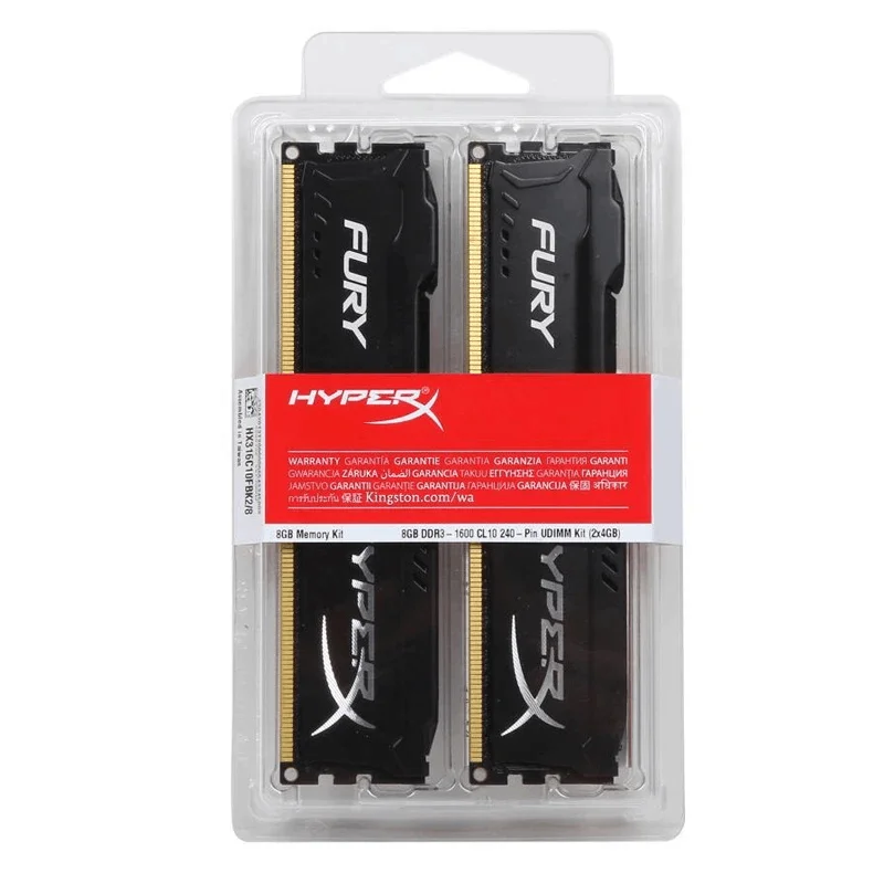 Hyperx Fury Ddr3 Ddr4 RAM 4Gb 8Gb 16Gb 1333Mhz 1600Mhz 9