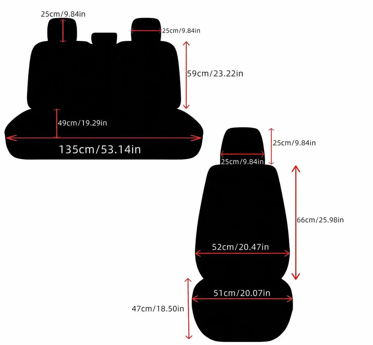 Universal AntiSlip Seat Covers for Honda 7 | PricZone Universal Anti Slip Seat Covers for Honda 7 | PricZone