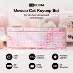 Mewsic Jelly Keycap Set 122 Mao Profile Keycaps Abs+PC 1 | PricZone