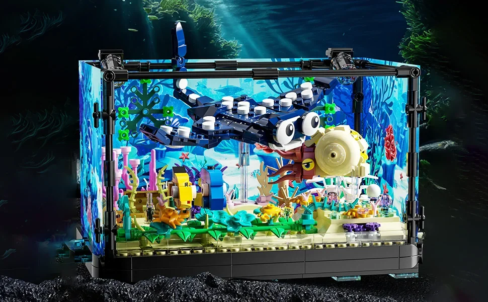 Party Favors Fish Tank Building Set Marine Aquarium 8