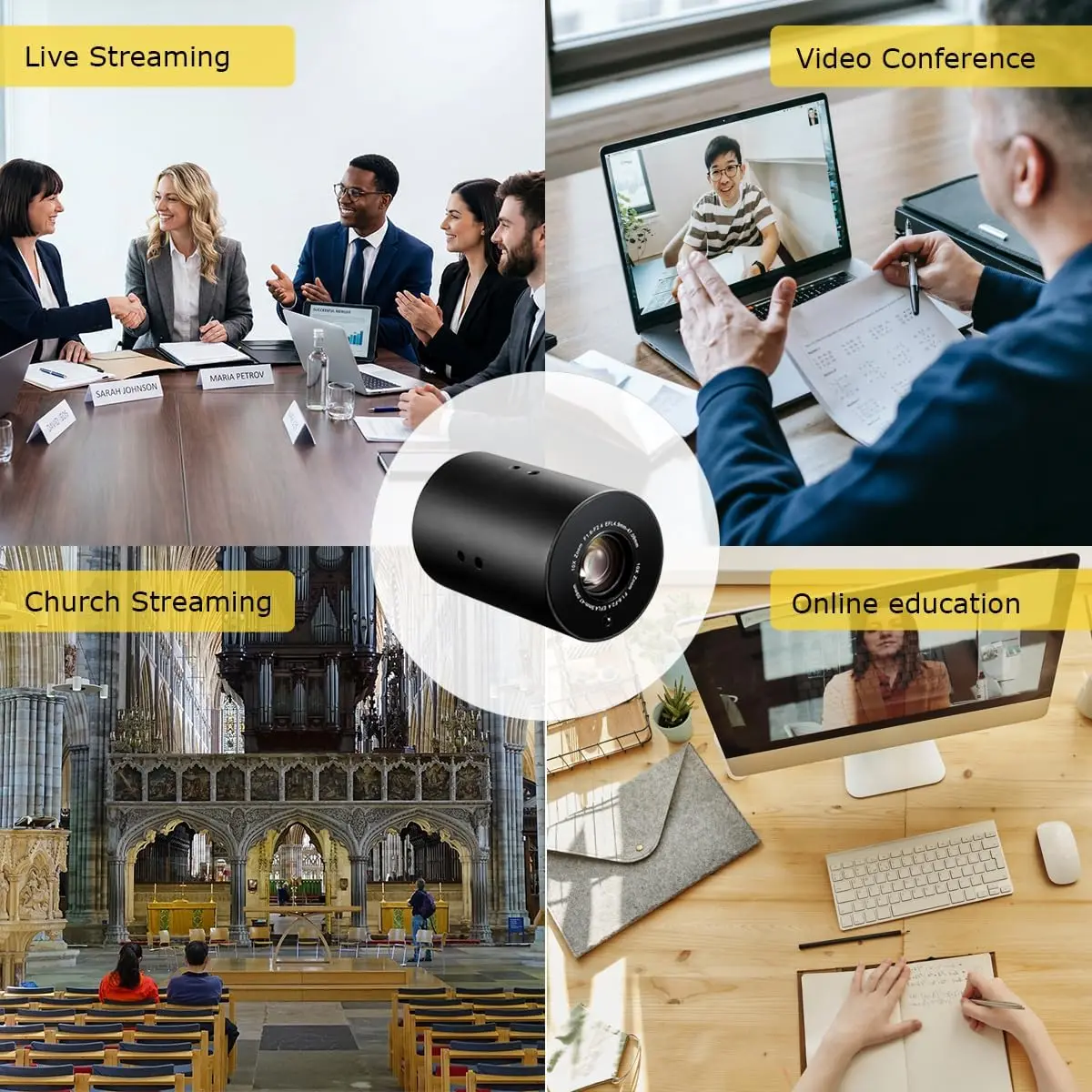Professional Full HD 1080P Live Streaming Camera with 10X 6 | PricZone Professional Full HD 1080P Live Streaming Camera with 10X 6 | PricZone