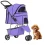 3-Wheel Pet Stroller Dog Cat Cage Jogger Or Medium Small