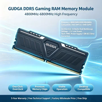 Gudga Ddr5 Desktop Memory RAM 8Gb 16Gb 32Gb 4800Mhz 5600Mhz 1 | PricZone