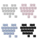 21Pcs No Engraved Moa Profile Mechanical Keyboard Keycaps 2 | PricZone