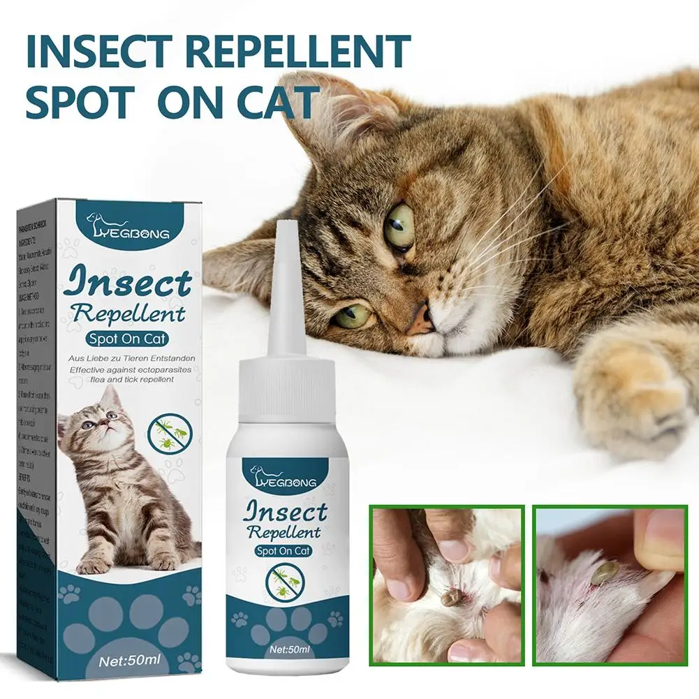 1/3/5/10Pcs Pet Flea Killer Drops Anti Fleas Cats Ticks 12