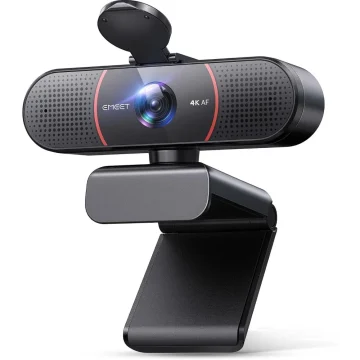 4K Webcam for PC Laptops with Auto Focus and Privacy Cover 1 | PricZone
