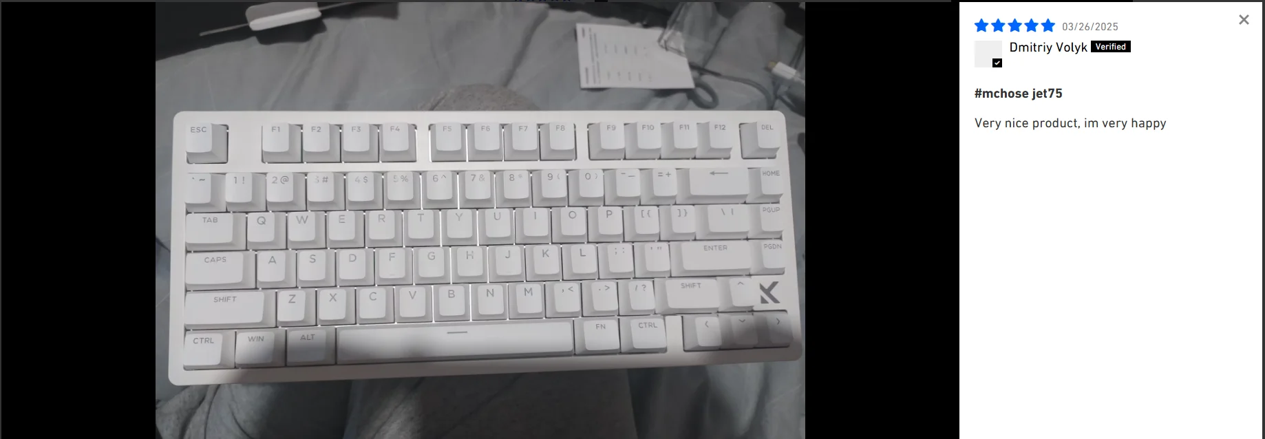 Mchose Jet75 Kailh Magnetic Switch Gaming Keyboard 23