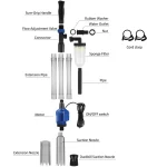 Aquarium Siphon Operated Cleaner Fish Tank Sand Washer US 5 | PricZone