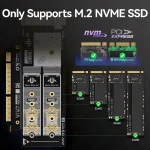 Jeyi 2Bay M2 NVMe PCIe 50 X16 Expansion Card 4 | PricZone Jeyi 2 Bay M2 NVMe PCIe 50 X16 Expansion Card 4 | PricZone