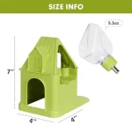1 Quiet Hamster Exercise Wheel and House 6 | PricZone