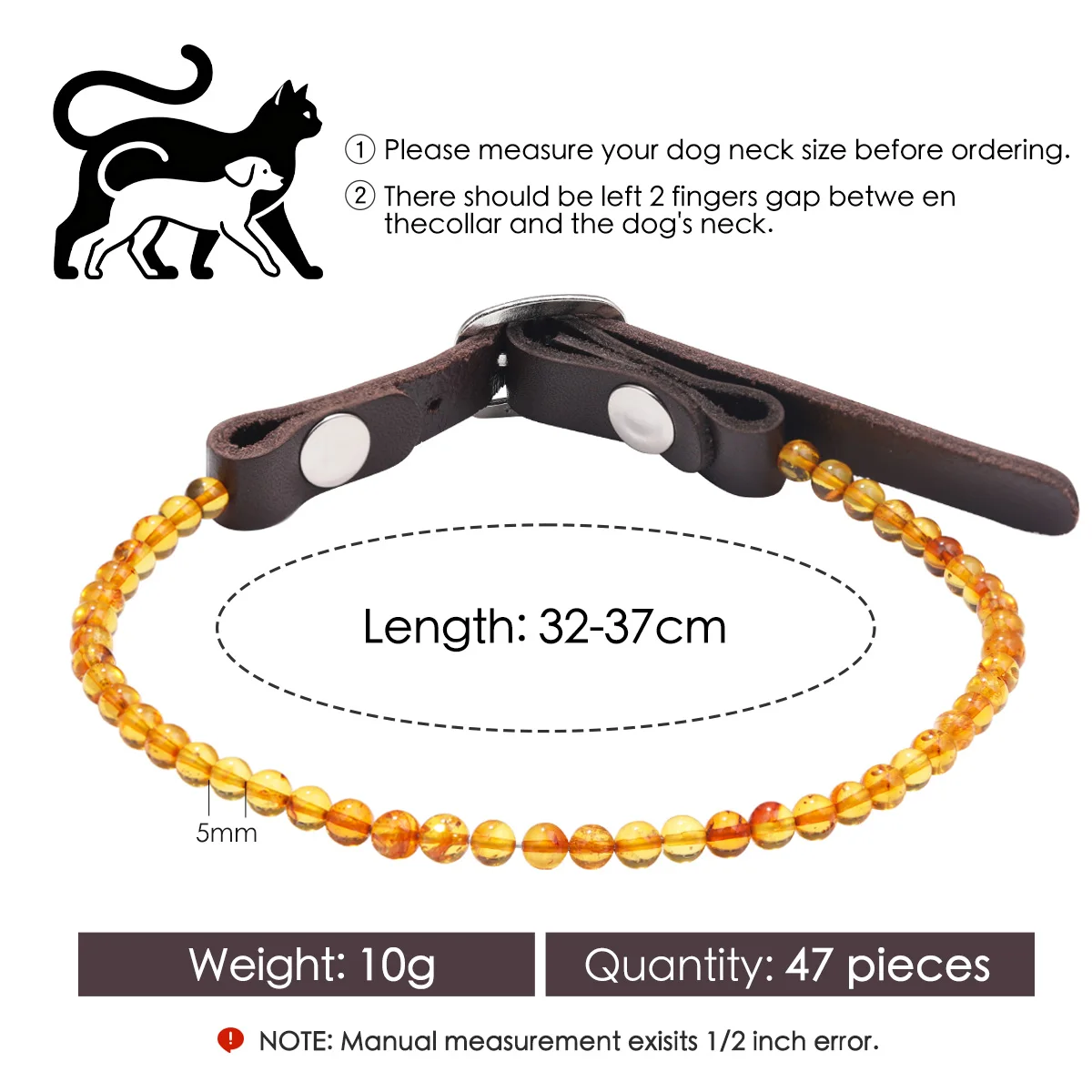 Pet Collar Natural Amber Jewelry Prevents Ticks and Fleas 3 | PricZone Pet Collar Natural Amber Jewelry Prevents Ticks and Fleas 3 | PricZone