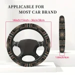 Luxury Retro Persian Style Steering Wheel Cover 15 Inch 5 | PricZone