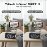1080P HD WiFi Alarm Clock Security Camera with Motion 7 | PricZone